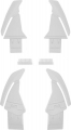 Primero Lamp Clips otsavalokiinnikkeet fluori