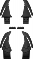 Primero Lamp Clips otsavalokiinnikkeet musta
