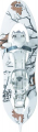 227 CAMO lumikengät XL, 70-140kg. Side 36-54