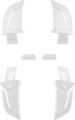 Zenith X Lamp Clips otsavalokiinnikkeet fluori