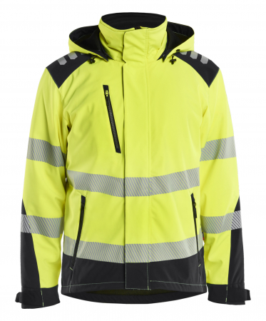 4400 Highvis Softshell-takki kevyesti topattu Blåkläder