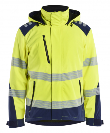 4400 Highvis Softshell-takki kevyesti topattu Blåkläder