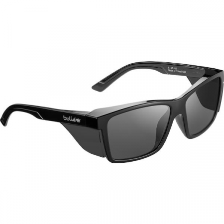 STKS 420 suojalasit trans. musta smoke