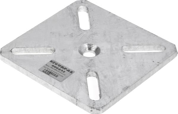 Piastra Zinc 180x180x10