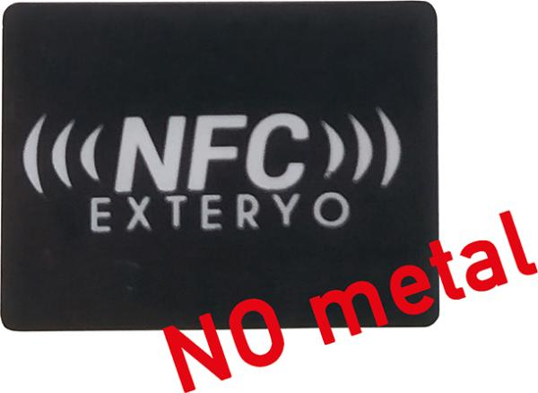 Chip NFC 20x15 metalleille