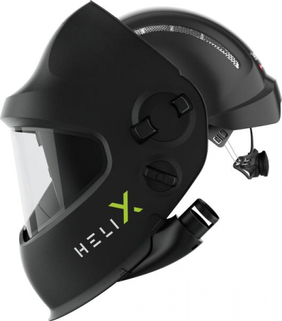 Helix Pure Air Quattro kypärällä musta