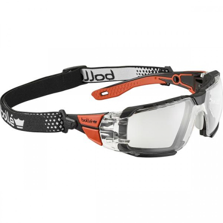 Rush+ 2.0 XP Foam M/L musta-pun.suojalasit kirkas