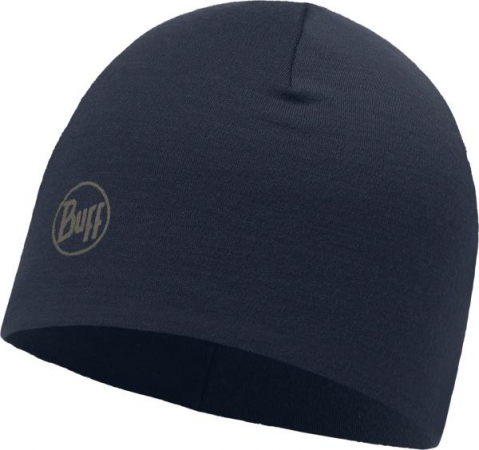Merino Wool Thermal Hat navy
