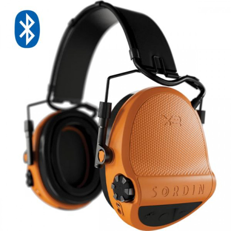 Supreme X2 BT Headband leather Gel HI-VIZ