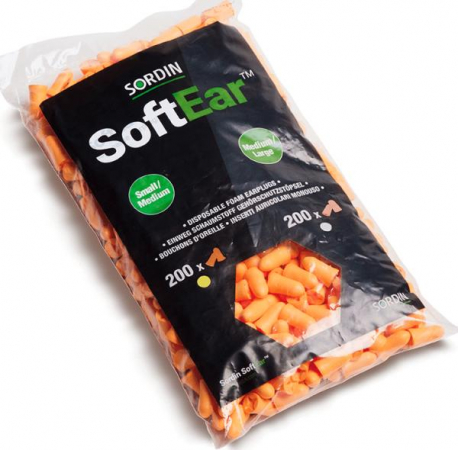 SoftEar korvatulpat S-M Refill 200pr