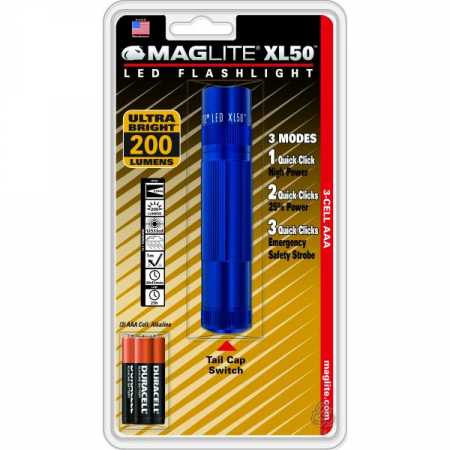 XL50 LED 3AAA sininen